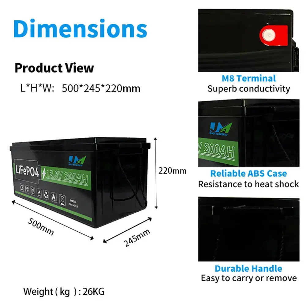 12.8V 100AH 150AH 200AH Lithium Ion Batteries - Image 5