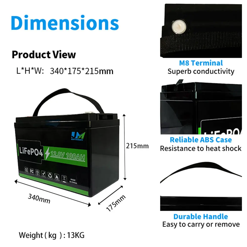 12.8V 100ah Solar Power System Lifepo4 Battery - Image 3