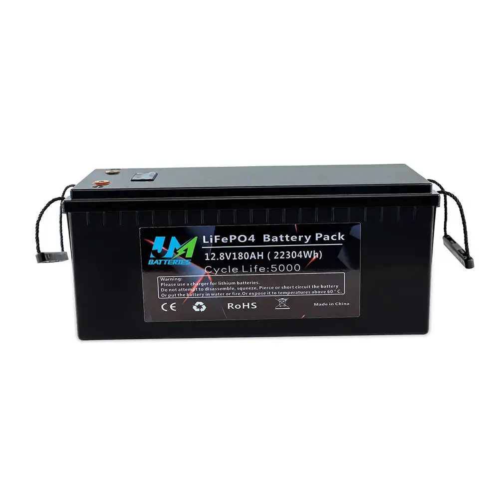 12.8V 180AH Rechargeable Storage Battery Pack Power Energy Storage System LiFePO4 Battery - Image 3
