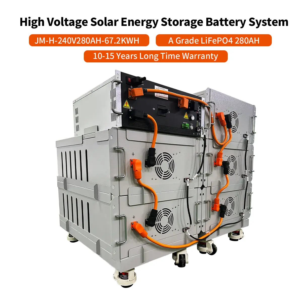 240V 280AH 67.2KWH High Voltage Lithium Power Battery - Image 5