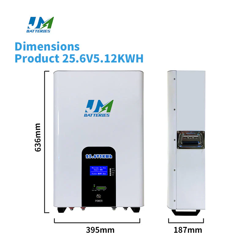 25.6V 100ah 200ah 300ah Powerwall 2.56kwh 5.12kwh 7.68kwh Rechargeable Li-ion Battery for Solar System Storage - Image 3