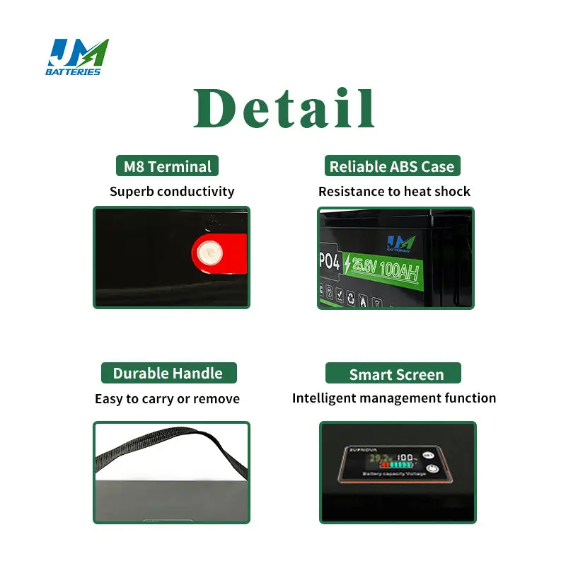 25.6v 20Ah 35Ah 50Ah 100Ah 150Ah 200Ah Lithium-ion Battery Rechargeable - Image 7