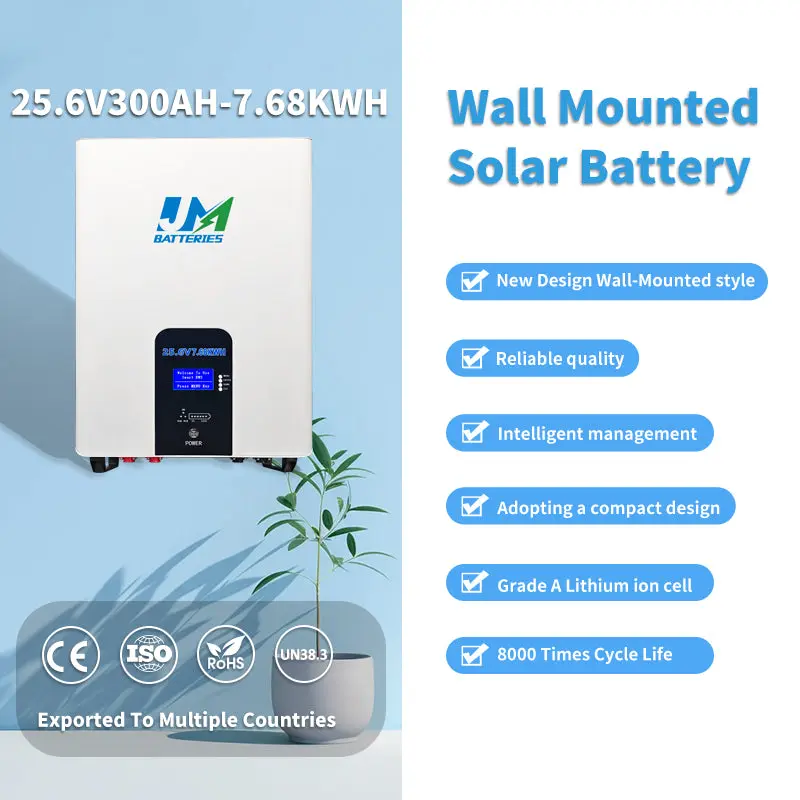 25.6V 24V Lifepo4 Powerwall Battery 24V 300Ah Lithium Ion Split Battery - Image 2
