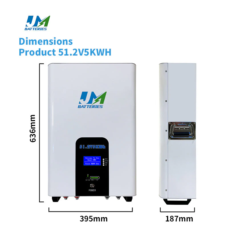 48V 51.2V 100ah Wall Mounted Solar Storage Power Lithium Cell Ion 5kwh LiFePO4 Deep Cycle Rechargeable Long Life Battery - Image 3