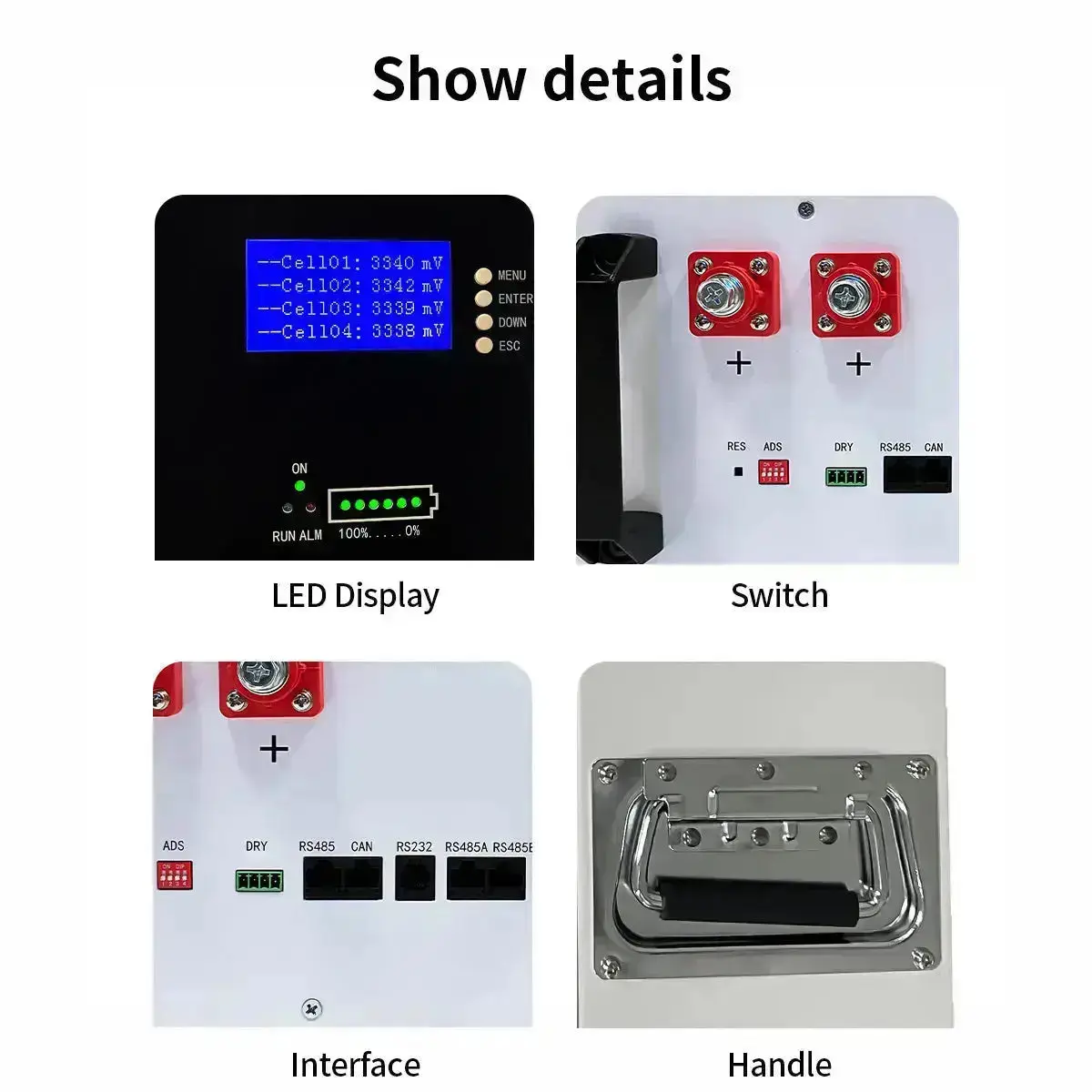 51.2V 100AH 200AH Lithium Ion Battery LiFePO4 Battery - Image 5