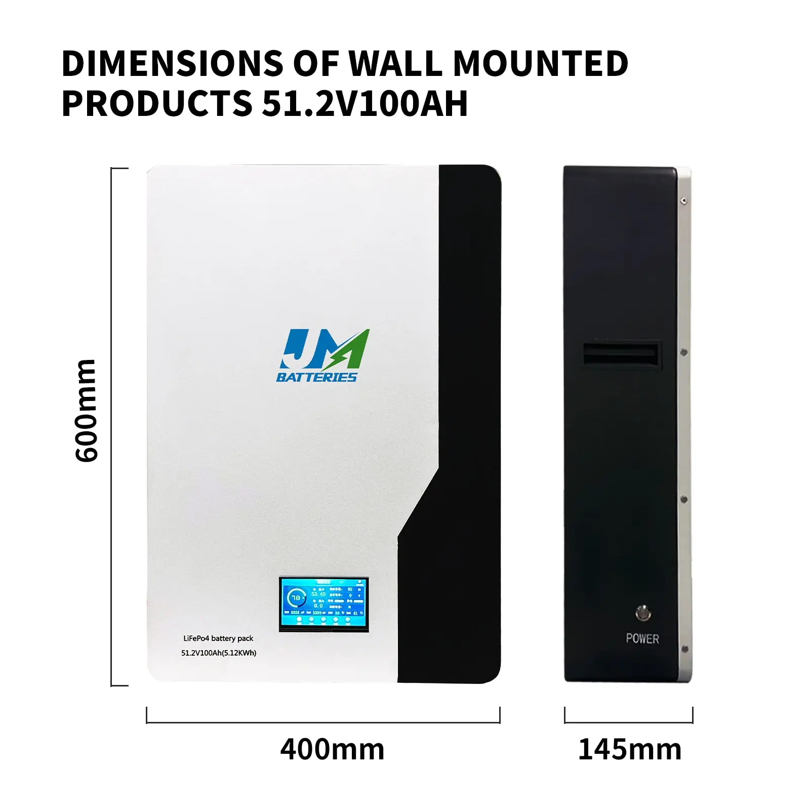 51.2V 100ah Lithium Powerwall Batteries for Solar - Image 4