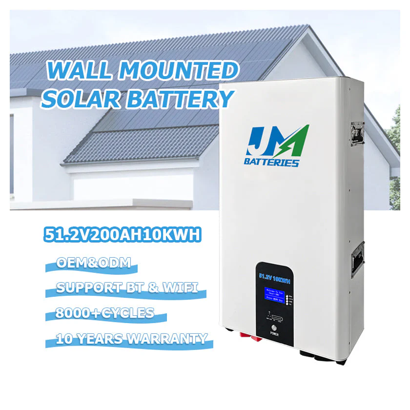 51.2V 200ah 10kwh Safety Wall-Mounted Lithium Battery Pack with Solar Energy Storage System - Image 2