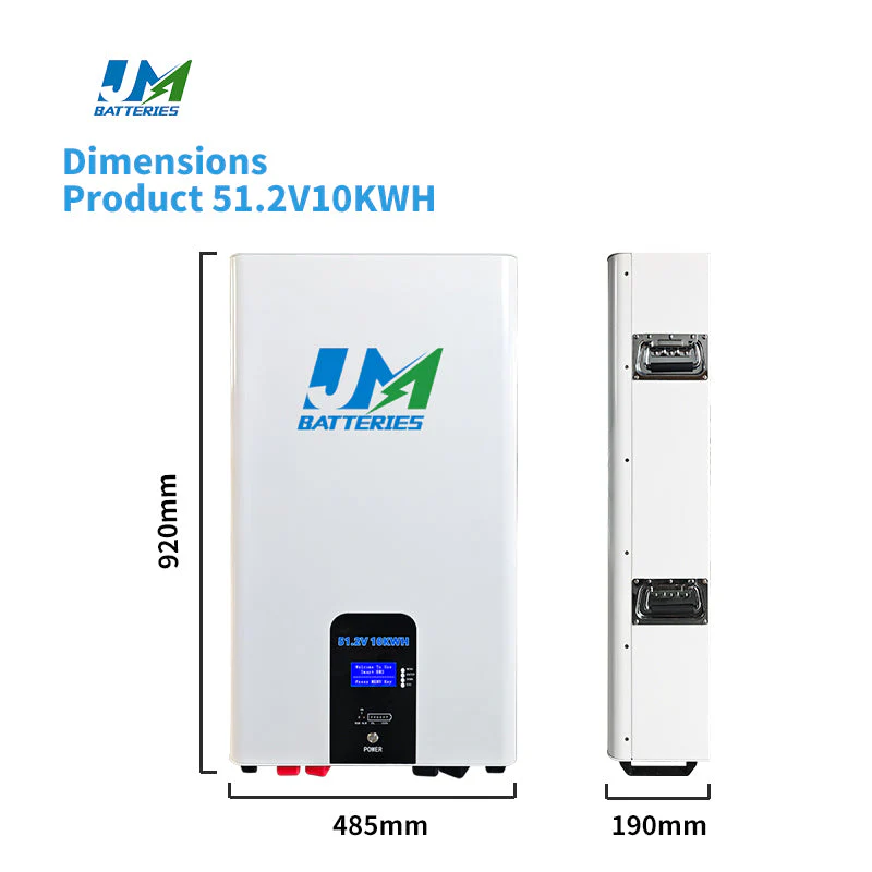 51.2V 200ah 10kwh Safety Wall-Mounted Lithium Battery Pack with Solar Energy Storage System - Image 4