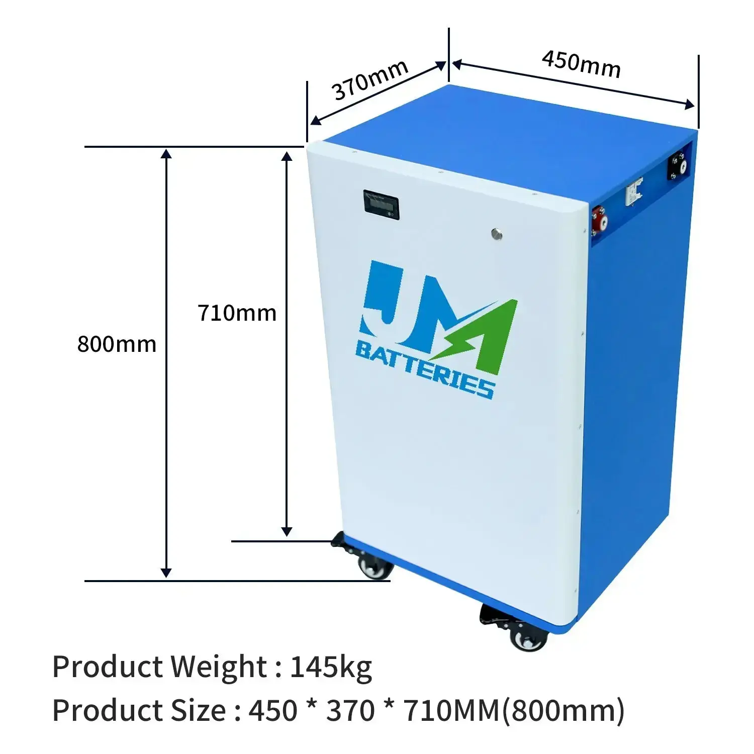 51.2V 230Ah Movable Lithium Battery for Solar System - Image 3