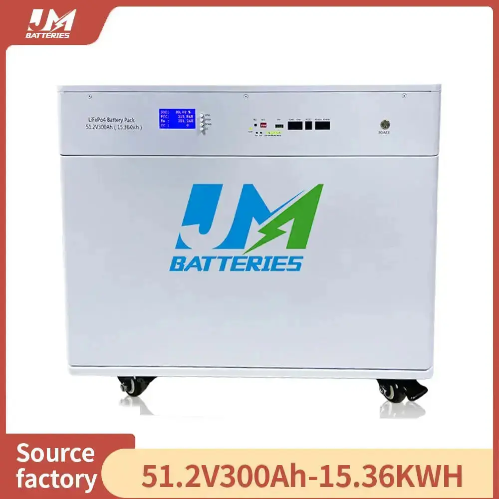51.2V 300AH 15KW Lithium Iron Phosphate Moveable Battery - Image 2