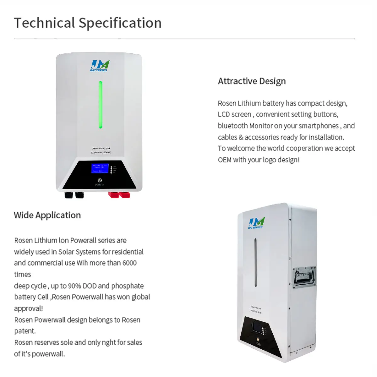 51.2V100AH Powerwall Lithium Battery - Image 5