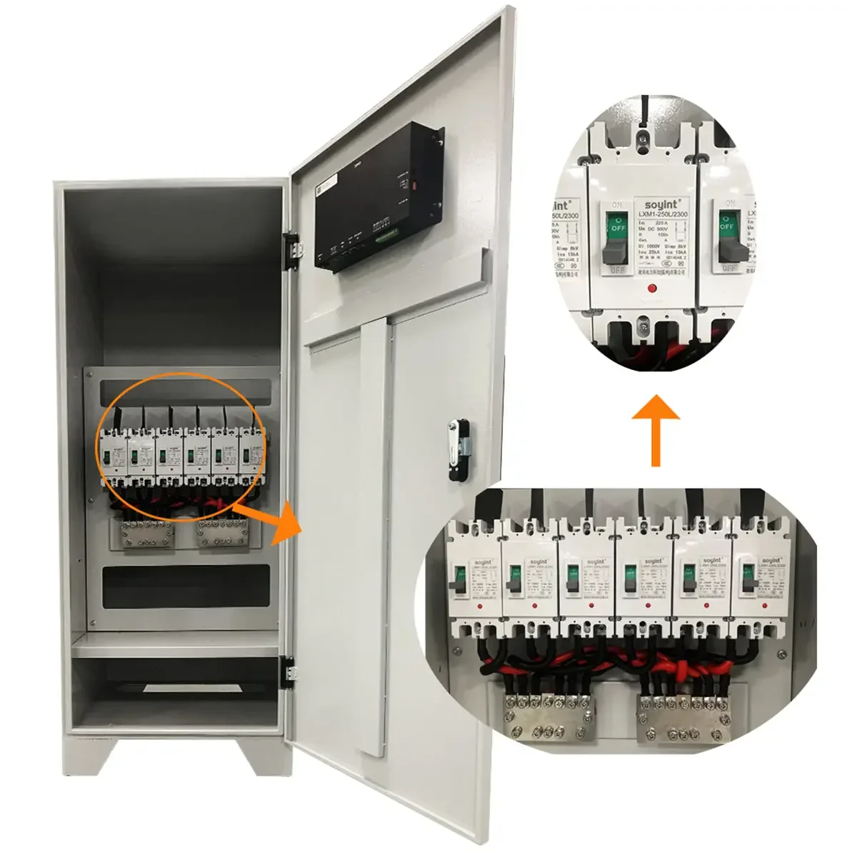 51.2V 150AH 76.8KWH High Voltage Cabinet Solar Energy Storage Battery - Image 7