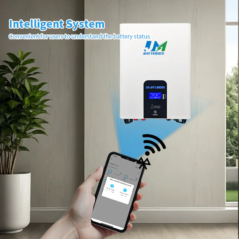 7.68kw Power Wall Install 24V 25.6V 300ah Solar Battery LiFePO4 Lithium Ion Phosphate Battery Pack Solar System for Home Energy Storage - Image 6