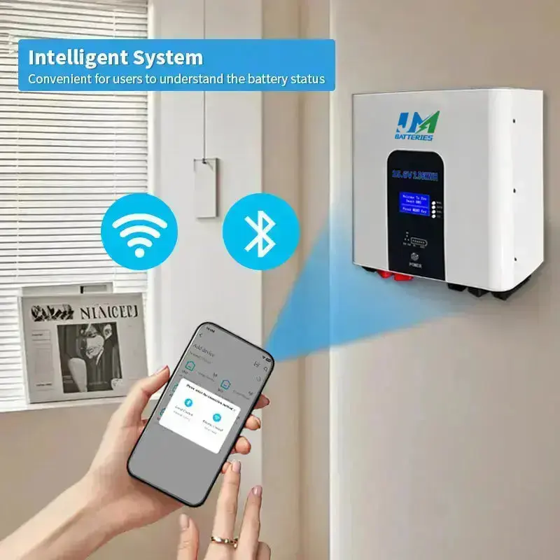 Wall-Mounted Lithium-Ion 100Ah Battery Sleek Space-Saving Battery and Dependable Battery - Image 10