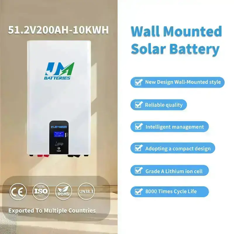 Wall-Mounted 51.2V LFP Battery Ultimate Space-Saving Solution Battery - Image 4