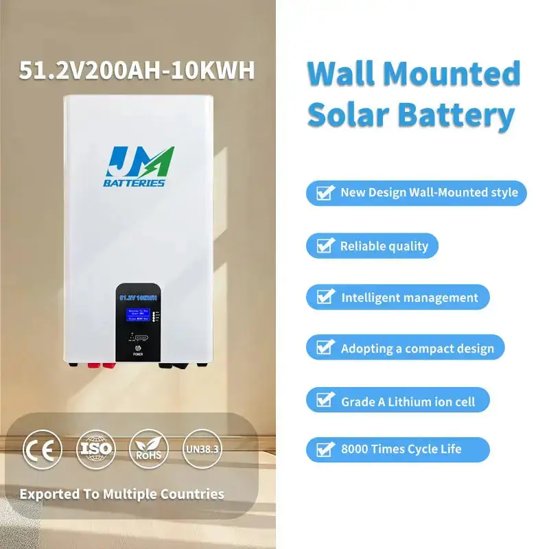 Efficient Energy Storage 51.2V Wall Mounted 100AH and 200AH Lithium Battery - Image 3