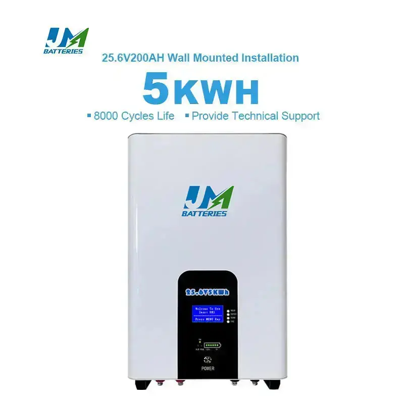 Wall Mounted 25.6V 200AH Battery A Space Saving High Capacity Option - Image 3