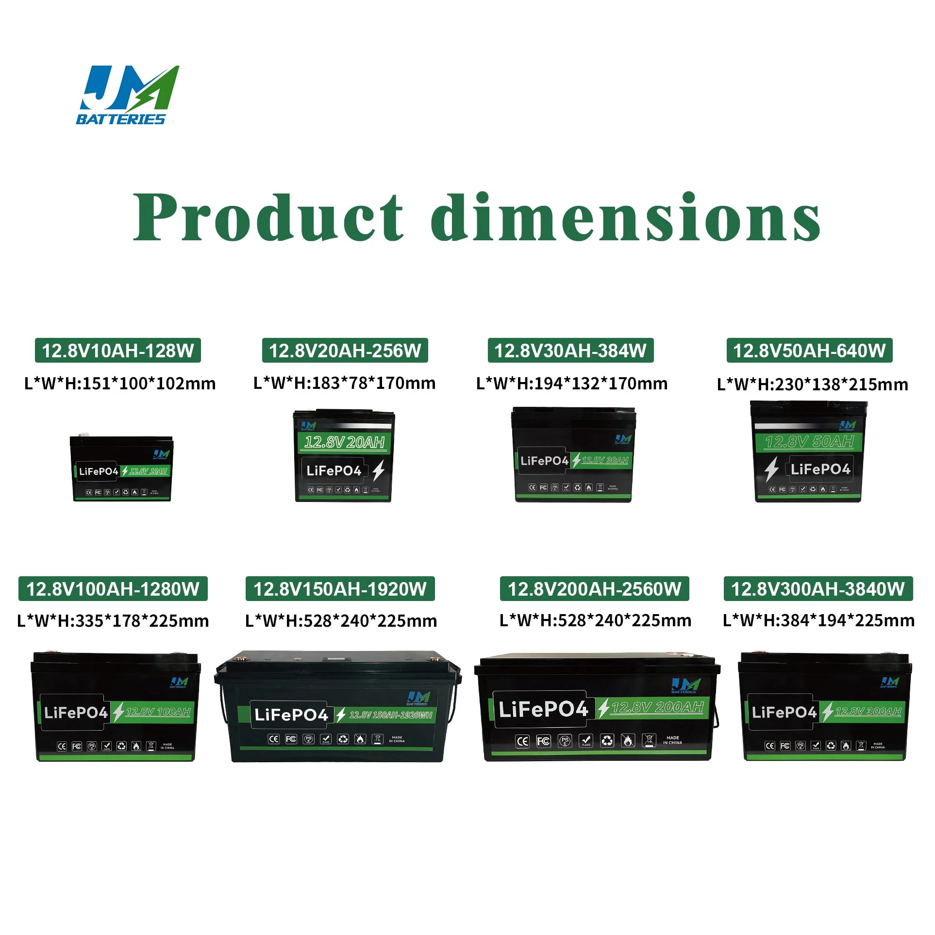 12v 100ah lithium battery for golf cart - Image 4