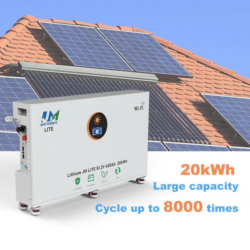 JM 20kWh Battery 48V 400ah Lithium Battery 20 kWh Lifepo4 for Solar Home System - Image 3