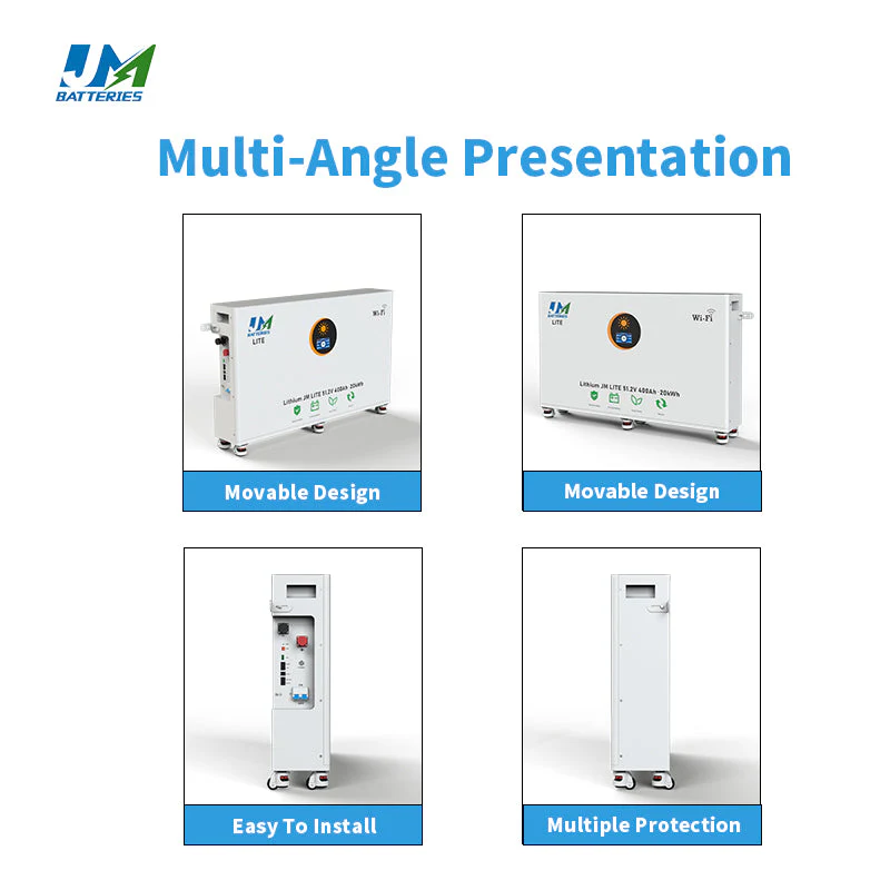 JM 20kWh Battery 48V 400ah Lithium Battery 20 kWh Lifepo4 for Solar Home System - Image 6