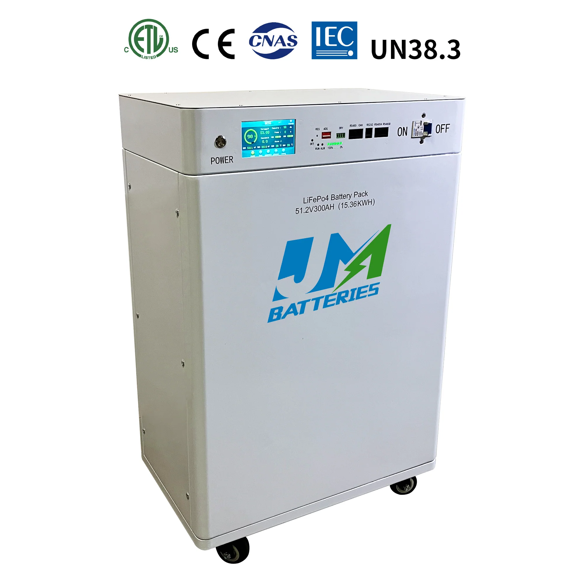 JM 48V 300ah 314ah 15kwh Home Energy Storage Solar Lithium LiFePO4 Battery Pack - Image 5