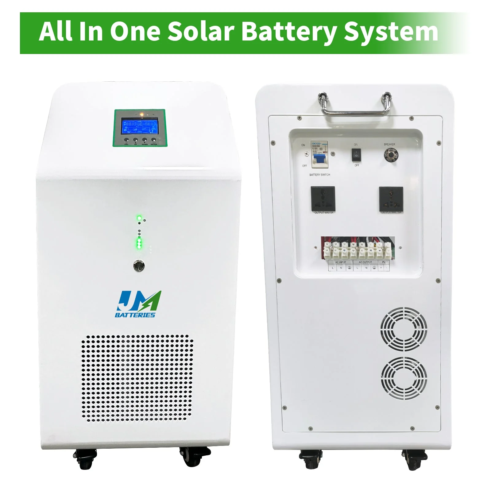 JM 5kWh 10kWh 15kWh Lithium lon Battery With Inverter All In One System - Image 3