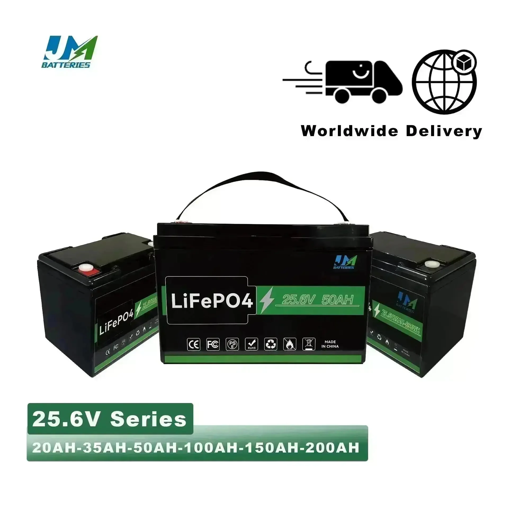 High-Performance JM LFP Battery Packs 25.6V 100ah 150ah 200ah Durable and Cost-Effective Energy Battery - Image 2