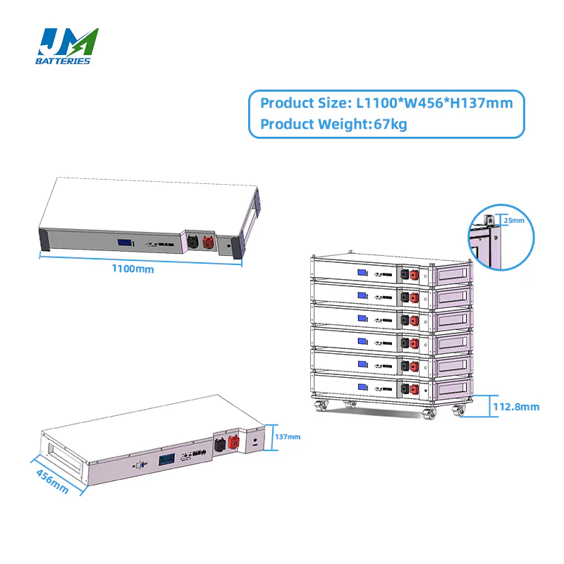 JM Stackable and Wall-Mounted AAA Lithium Batteries with 48V BYD cell - Image 7