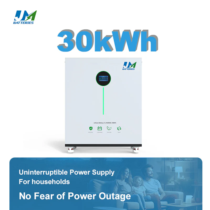 JM 48V 51.2V 560ah 600ah 30kwh LiFePO4 Lithium Battery with BMS for Solar Home Energy Storage System - Image 3