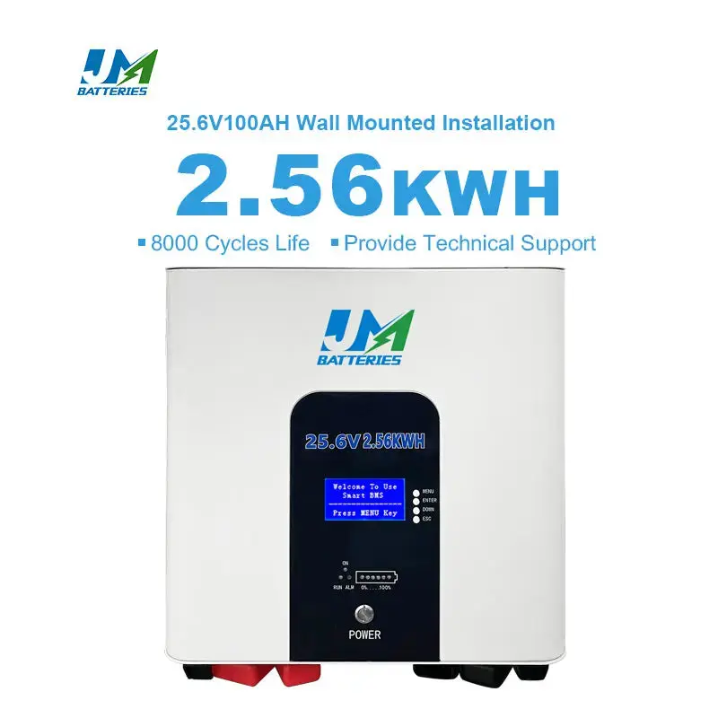 JM Factory 5Kw 24v 25.6V Solar Inverter Home Lifepo4 Powerwall 100Ah 300Ah Lithium Battery CAN Communication Port Split Type - Image 7