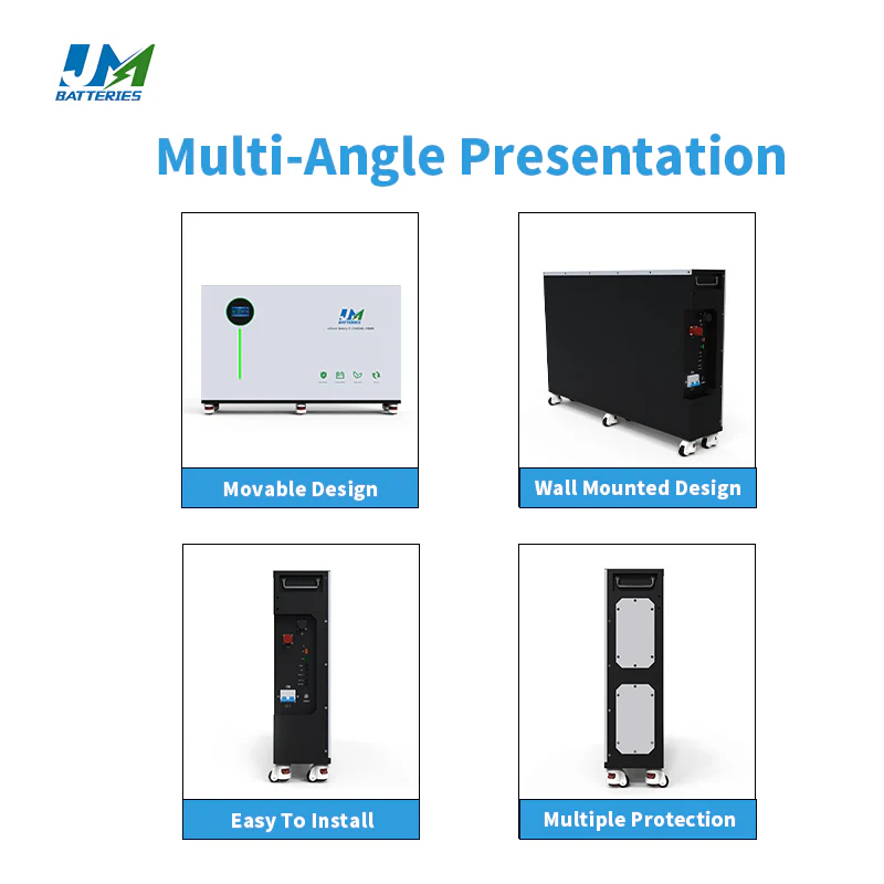JM Rechargeable Deep Cycle LiFePO4 Lithium Battery 48 Volt 400Ah 20kWh for Solar Panel Off Grid Energy Storage - Image 4