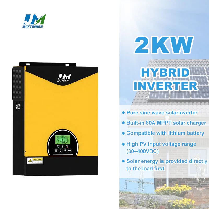 Jm High Quality Wholesale Pure Sine Wave 2kwh Inverter Solar Power Inverters 220V 50Hz Hybrid Solar Inverter - Image 5
