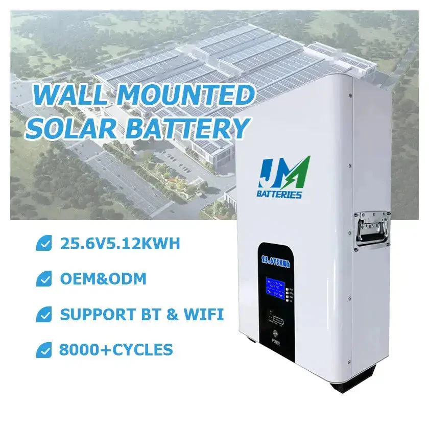 JM New Wall-Mounted Home Energy Solution 25.6V 100ah 200ah 300ah Battery Storage System for Reliable Backup Battery - Image 2