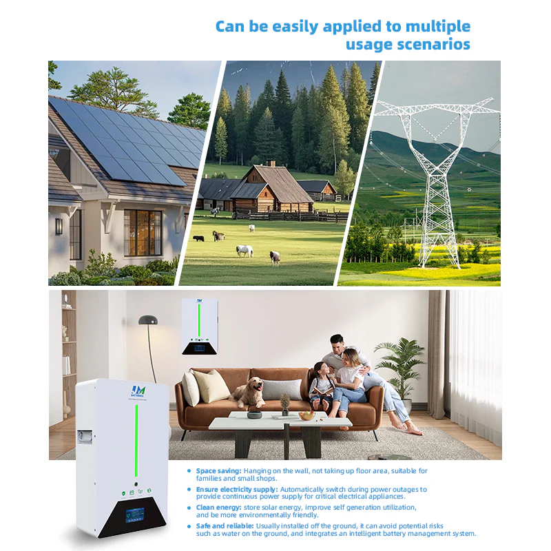 JM Supplier Wall Mounted 5kwh 48V 100ah li ion battery With Wiwf Bluetooth And BMS System - Image 7