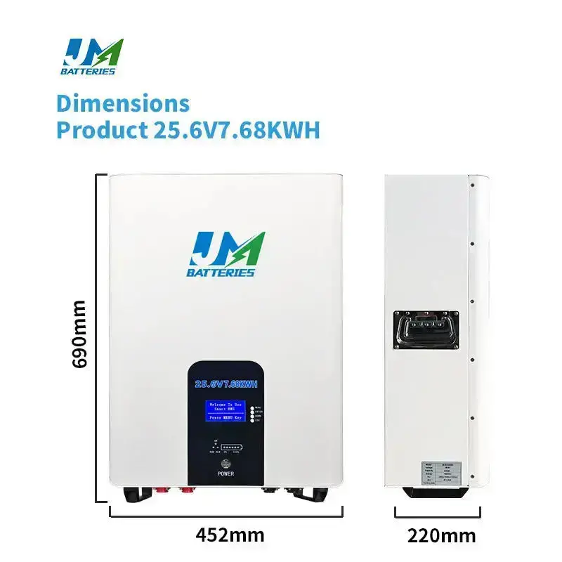 Premium Wall Mounted 25.6V 300ah Battery High performance lithium iron phosphate battery - Image 10