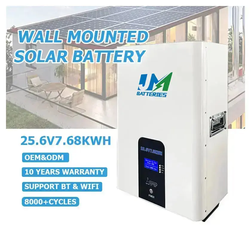 Premium Wall Mounted 25.6V 300ah Battery High performance lithium iron phosphate battery - Image 3