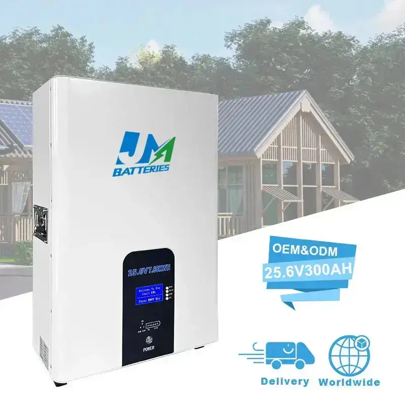 Premium Wall Mounted 25.6V 300ah Battery High performance lithium iron phosphate battery - Image 2