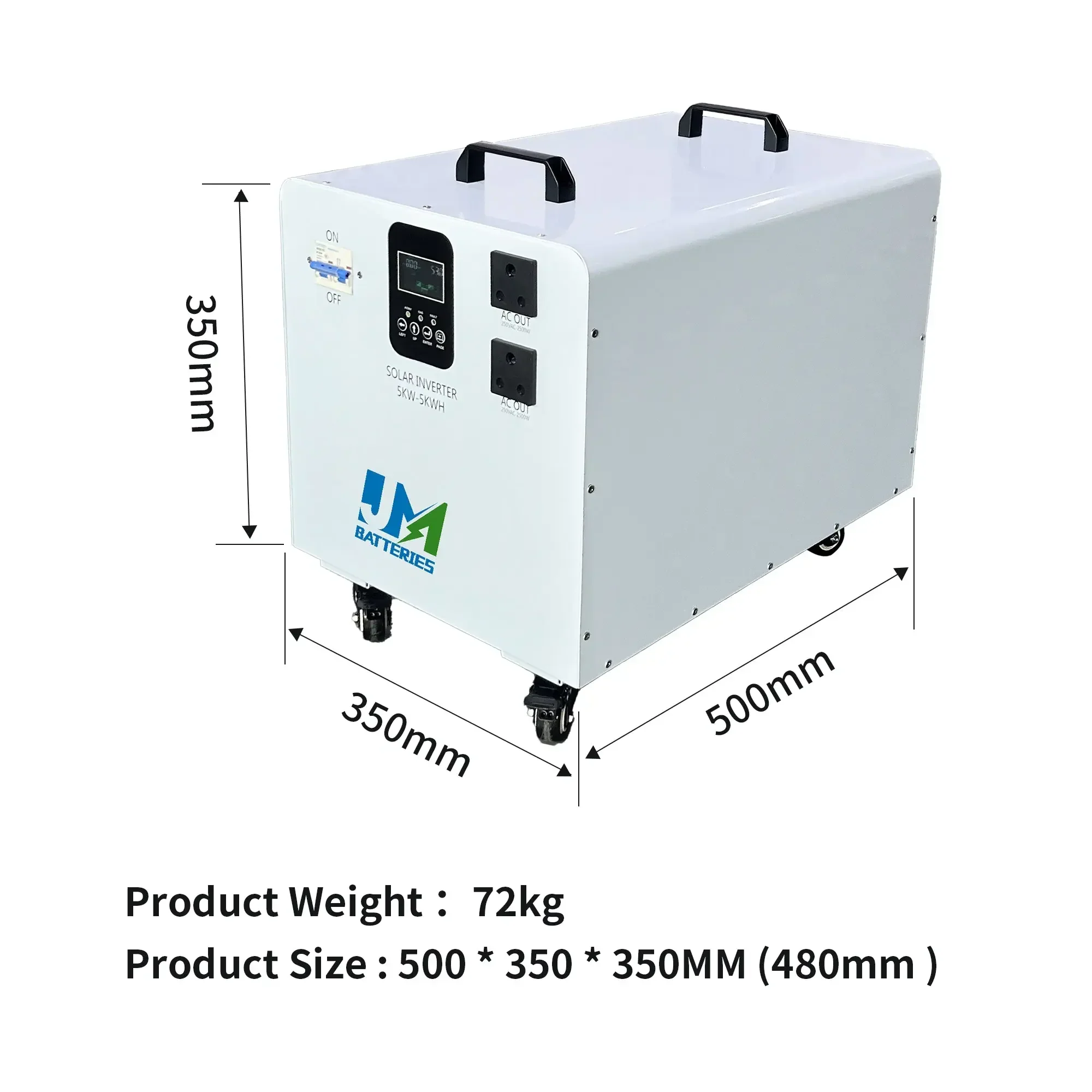 51.2V 100AH 5KWh All In One Solar Battery With Inverter - Image 3