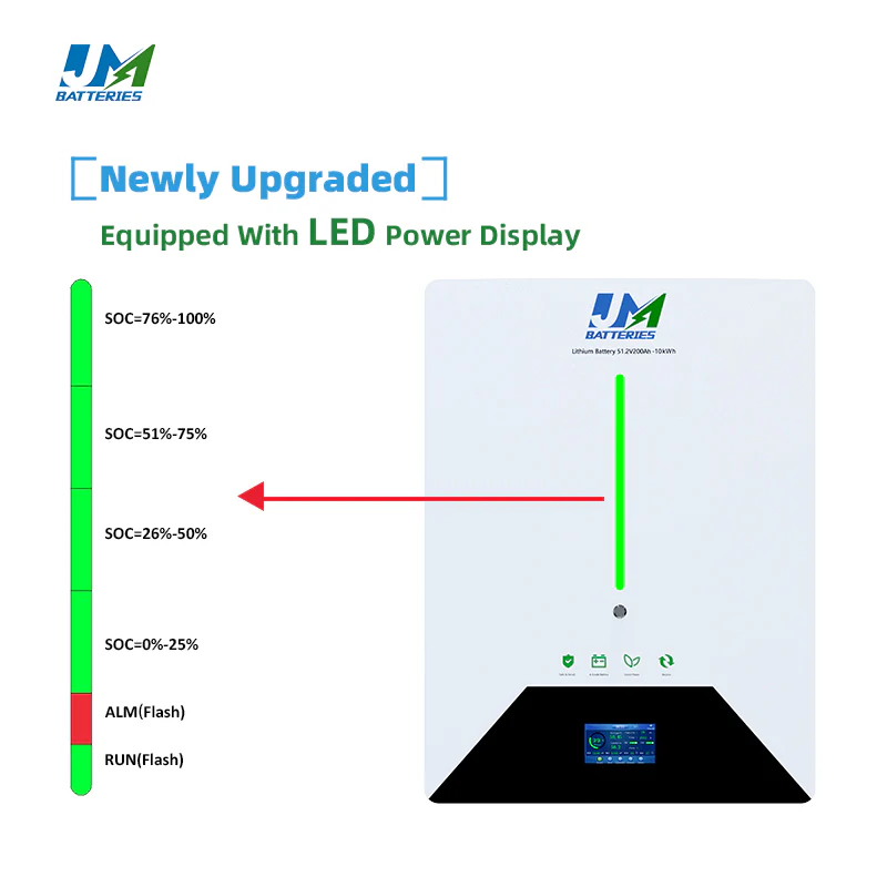 JM UC UL Authentication 48V 200ah Li Ion Battery For Powerwall - Image 2
