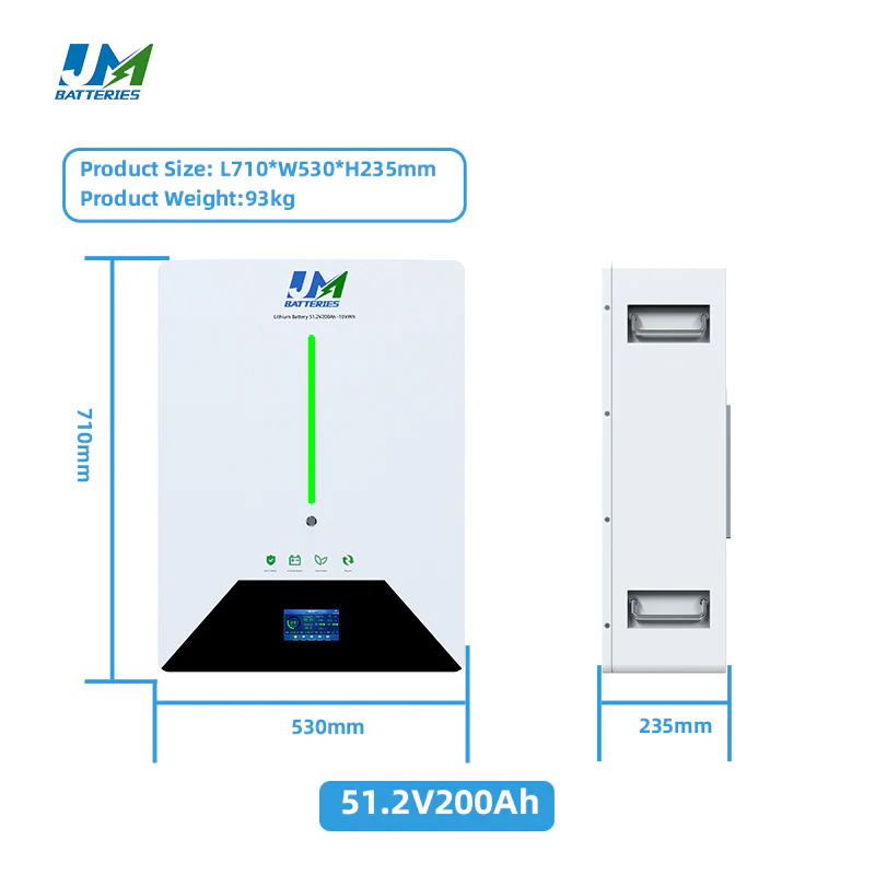 JM UC UL Authentication 48V 200ah Li Ion Battery For Powerwall - Image 3