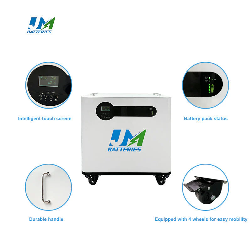 All in One Movable Power Battery 48V 51.2V 300ah Lithium Ion Battery Pack 15kwh Battery for Home Energy Storage System - Image 5