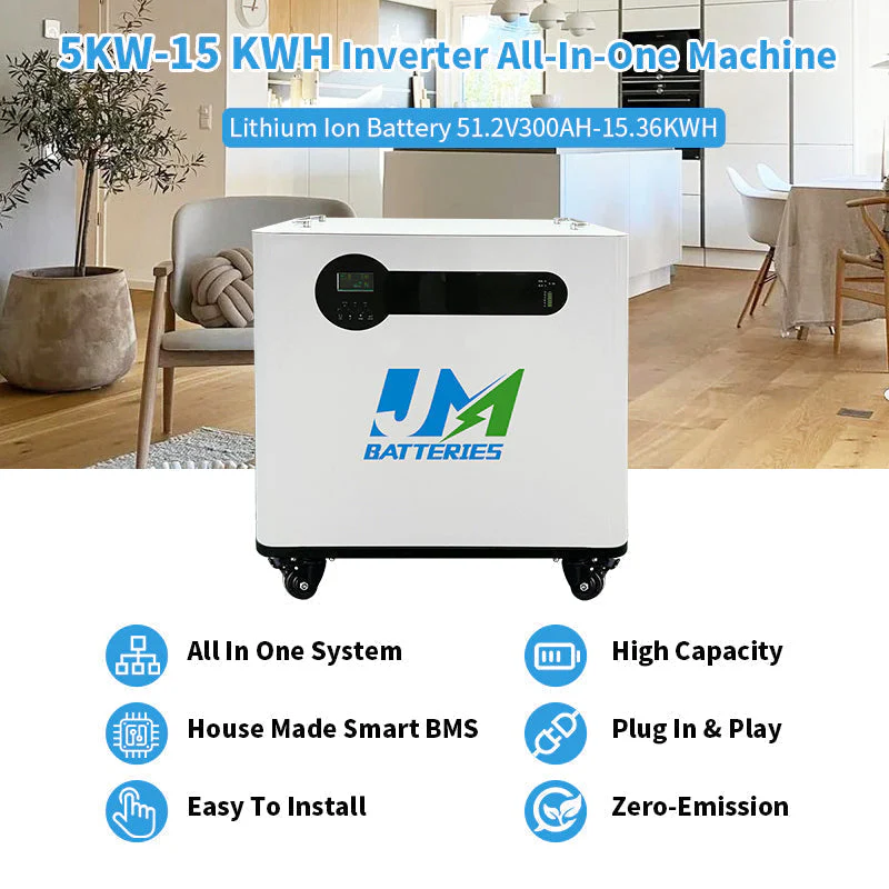 All in One Movable Power Battery 48V 51.2V 300ah Lithium Ion Battery Pack 15kwh Battery for Home Energy Storage System - Image 7