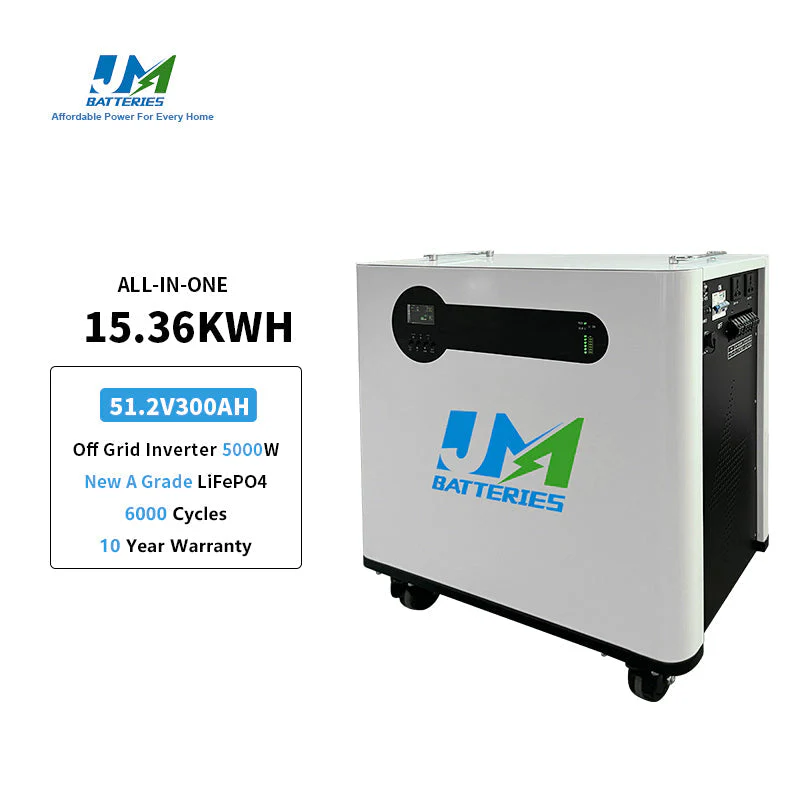 51.2V 300ah All in One Battery for Moveable Solar Battery 15kwh LiFePO4 Battery for Home Energy Storage Systems - Image 2