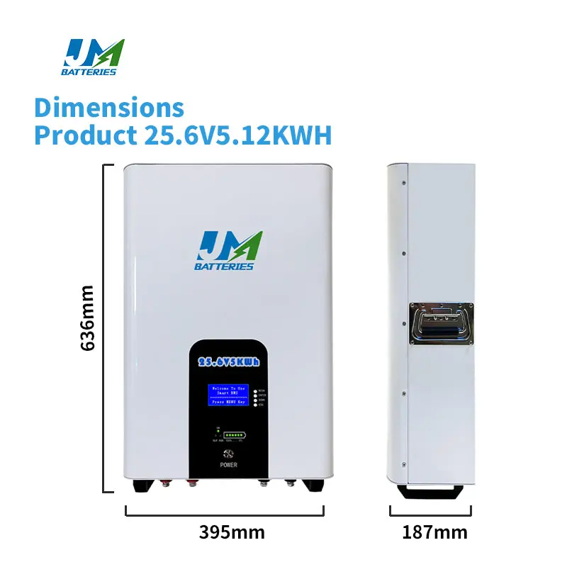 Power Wall LiFePO4 Lithium Battery 25.6V 100AH 200AH 300AH 5.12KWH Deep Cycle Battery Power Wall - Image 8