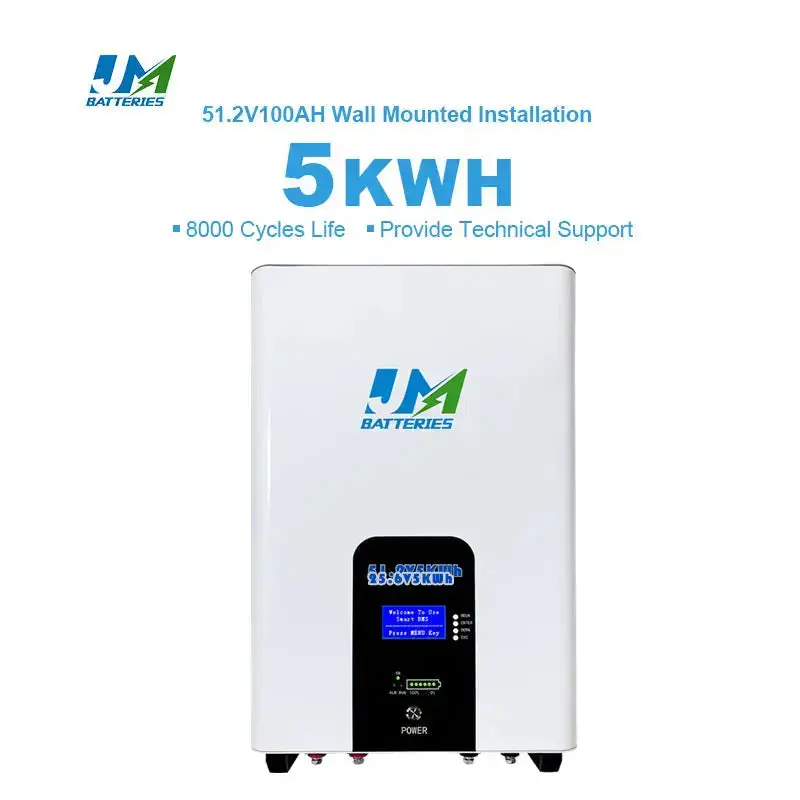 Top Quality Wall Mounted 51.2V Batteries 100AH 200AH Versions Available - Image 8
