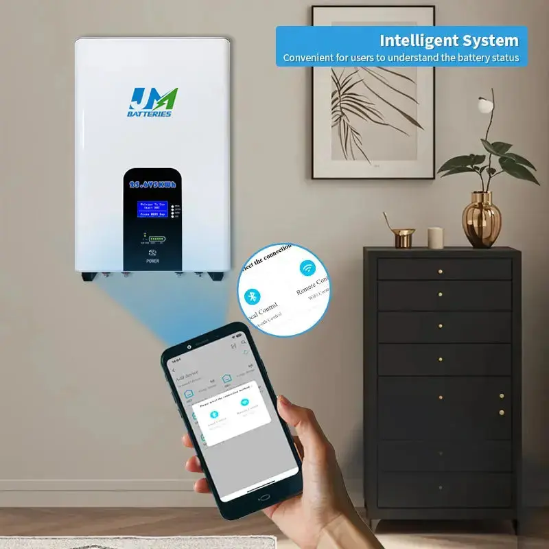 Sleek Wall-Mounted Design 25.6V 100ah 300ah 200Ah Battery for Efficient Energy Storage Battery - Image 11