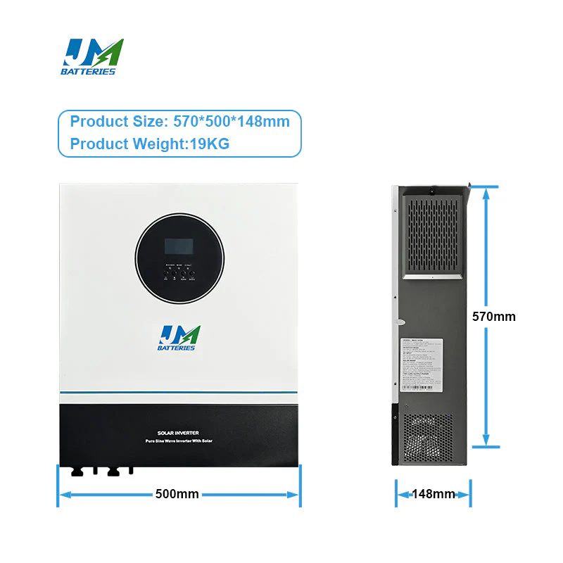 JM Factory Direct Sales 48VDC Single Phase Hybrid Inverter 11kw Off Grid Solar Inverters - Image 2