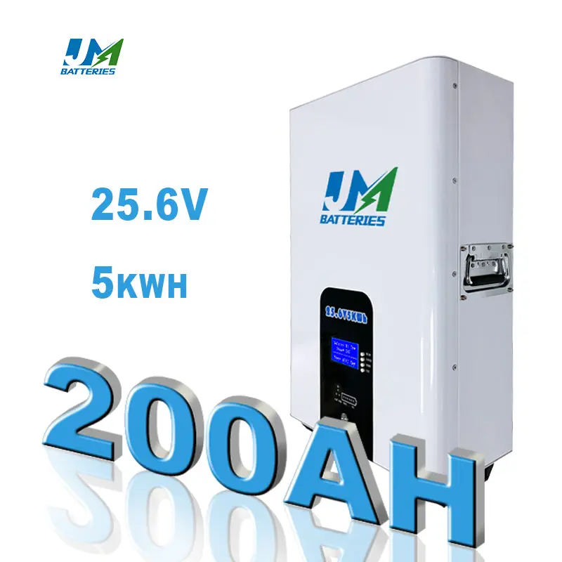 Wall Mounted 25.6V Battery 100AH 200AH 300AH High performance lithium iron phosphate battery - Image 9
